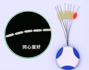 Silicone space bean, competitive silicone, not easy to damage, line locking bean, cylindrical olive-shaped bean  7008B