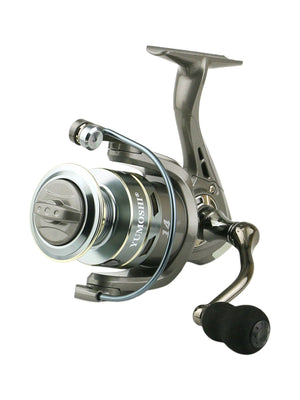 YUMOSHI GM1000 Spinning Reel, Freshwater Spinning Fishing Reels, 5.2:1 Gear Ratio