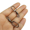 Fishing Swing Aquare Snap Swivel Fishing Accessories Ring Hook Stainless Steel Swivels Snap 2014