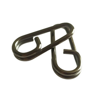 Fishing Split Rings, power Clip Snap, Carp Fishing Accessory ,Stainless Steel 6068