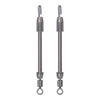 Metal express pin double-headed needle outdoor fishing can be equipped with rubber ring supplies fishing gear 6037