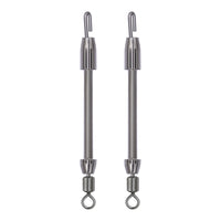 Metal express pin double-headed needle outdoor fishing can be equipped with rubber ring supplies fishing gear 6037