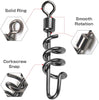 Saltwater Fishing Swivels Corkscerw Snap Swivels Fishing Tackle Swivel Barrel Swivels Fishing Line Connector 2016