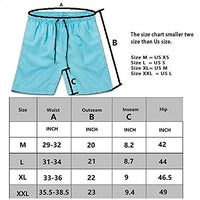 9'' Men's Quick Dry Plain Swim Trunks Bathing Suit Beach Shorts Without Pocket