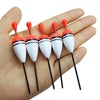 1set Vertical Buoy Sea Fishing Floats Assorted  Angling With Attachment Rubbers Fishing Lure