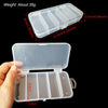 5-pieces Fishing Box Plastic Transparent Lure Box Fishing Crankbait Bait Hook Storage Case Holder Fishing Tackle Box