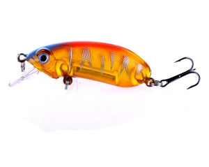 10PCS  Floating Minnow Fishing Lure Hard Artificial Bait