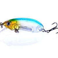 10PCS  Floating Minnow Fishing Lure Hard Artificial Bait
