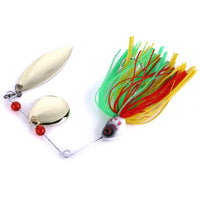 10pcs  Spinner baits fishing lure spinner buzz bait  Sequins spoons rubber jig minnow