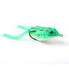 10PC Plastic Fishing Lures Treble Hooks Topwater Frog 5.5CM 13G