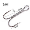 High Carbon Steel Double Fishing Hook Fly Tying Double Hook for Jig Bass Fishhook