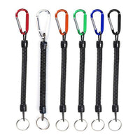 6pcs Boating Ropes Camping Secure Pliers Retaining Rope Retractable Fishing Rope Lip Grips Tackle Fish Tools