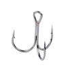 Fishing Hooks High Steel Carbon Material Treble Black Round Treble Hook Bass Tackle Tools